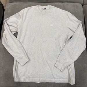 Kith Men's Long-Sleeve Crewneck Tee - Light Gray